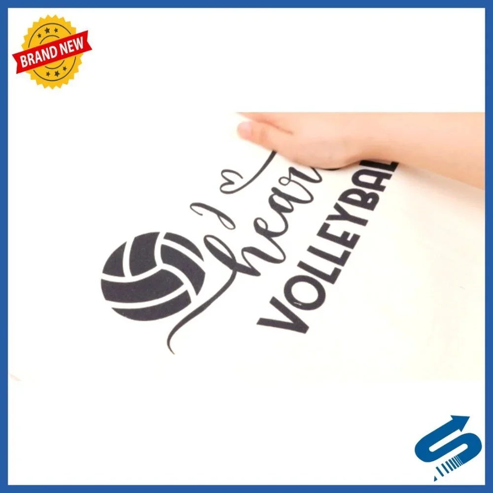 Volleyball Themed Canvas Tote and Makeup Bag Set Sports Team Gifts